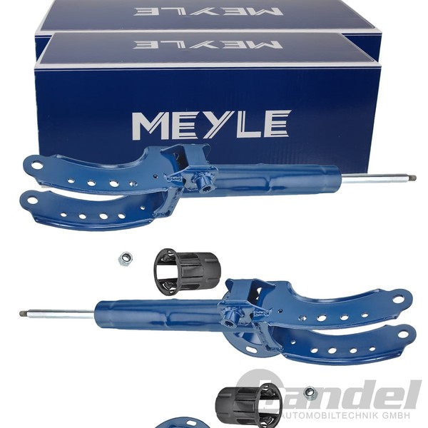 2X Meyle Gasdruck StoßDÄMpfer Vorne Passend FÜR VW Touareg Links+Rechts-image