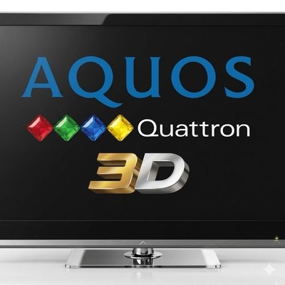 Sharp AQUOS Quattron 60'' LC-60LE835U 3D Smart LED TV Bundle - 2 Pairs 3D Glasses