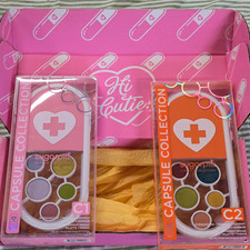 Sugarpill Capsule Collection C1 & C2 Eyeshadow Palettes Set 2pc Pink and Orange