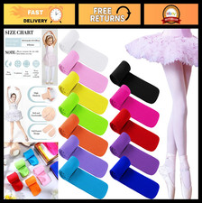 12 Pcs Girls Ballet Dance Tights - Soft Footed Stockings for Halloween Cosplay