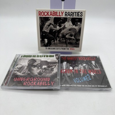 ROCKABILLY RARITIES-75 Obscure Cuts From The 1950's-3 CD Box Set-2015 Enlightmen