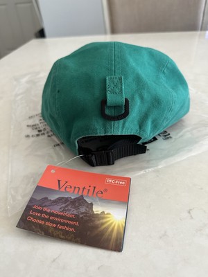 Supreme SS25 Ventile Cotton 2 Tone Camp Cap Green Black One Size