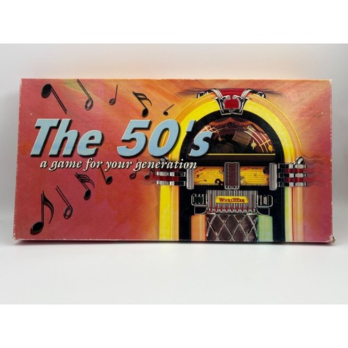 Vintage The 50s A Game For Your Generation Board Game Complete - Picture 1 of 6