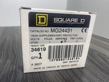 NIB Square D Merlin Gerin MG24431 C60N Supplementary Protector  4A Type-C 1-Pole