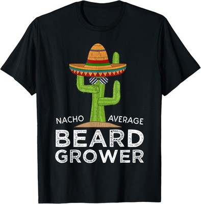 Grow Beard Lover Humor Gift | Funny Meme Saying Beard Grower T-Shirt