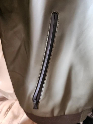 UGG Men's DIEGO RUBBERIZED HOODIE Olive Size Med NWT MSRP $225 image 3