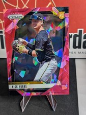 2025 Panini Prizm - Nick Yorke, Nick Yorke #53 Pink Ice Prizm (RC)