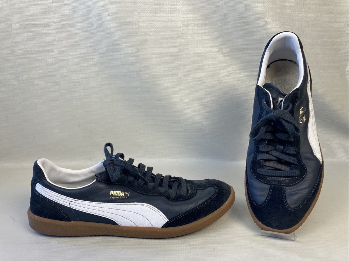 Puma Super Liga Shoes Mens Size 13 Black White Gum Soccer Sneakers 356999-09 PUMA Super Liga OG Black Men main image 4