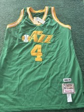 Vintage NWT 1982-83 Utah Jazz Adrian Dantley throwback jersey Size 52