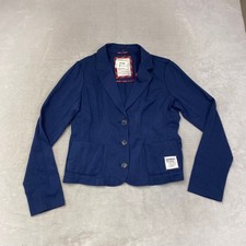 AEROPOSTALE Womens Navy Blue Blazer Jacket XL TG Button Front Pockets