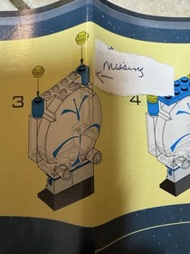 LEGO Star Wars 7161 Gungan Sub Box & Manual Incomplete. Read Please.