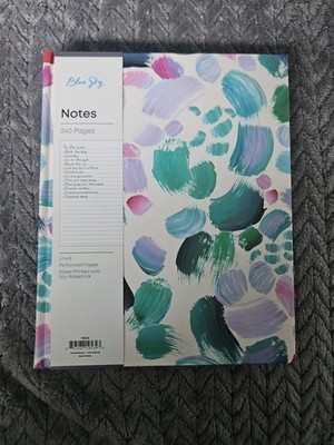 Blue Sky Notebook Journal 10''×8''×1'' 340 Pages Perforated Pages Soy Based Ink NEW