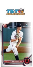 2022 Bowman Draft #BD-8 Connor Prielipp Minnesota Twins base paper RC