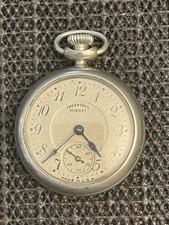 Vintage Ingersoll Midget Mechanical Pocket Watches Runs Intermittently