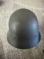 East German NVA M56/76 Steel Combat Helmet DDR Cold War Liner Size 54-58
