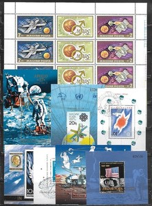 Hungary - Thirty-One (31) Space Themed Souvenir Mini Sheets as shown