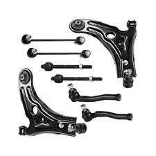 For Lower Control Arm & Ball Joint Set with Inner/Outer Tie Rod Ends