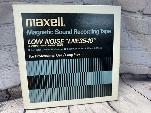 Maxell Low Noise LNE 35-10" Magnet Ton Ton Tonband gebraucht