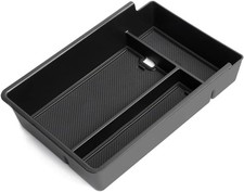 Center Console Organizer Tray Compatible With Cadillac Escalade 2021-2024 Black