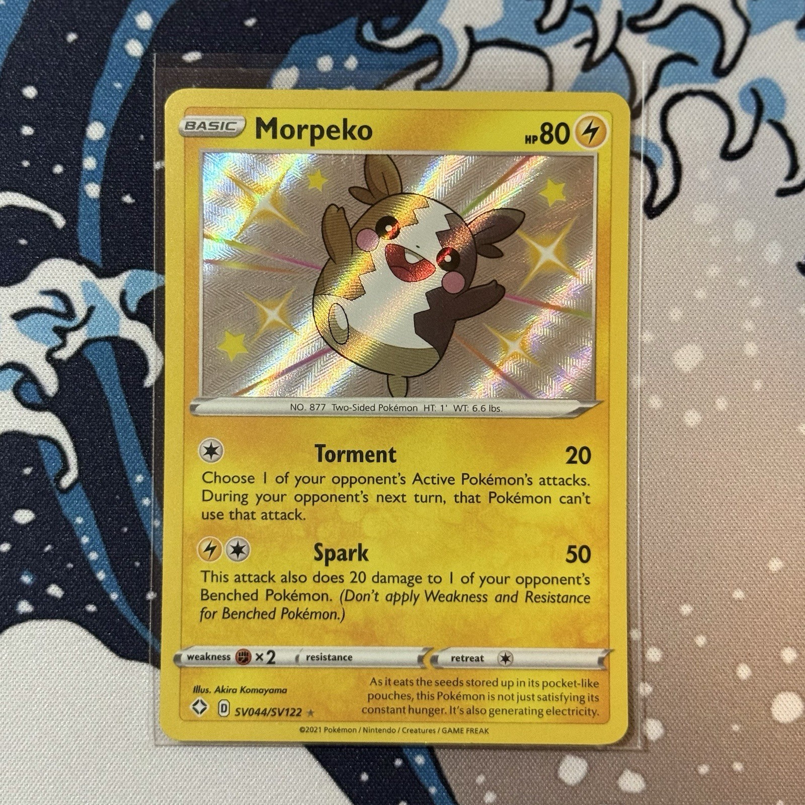 Morpeko SV044/SV122 Shining Fates: Shiny Vault Raw NM