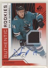 2018-19 SP Game Used Authentic Rookies Red Jersey Dylan Gambrell #118 Auto 1q2