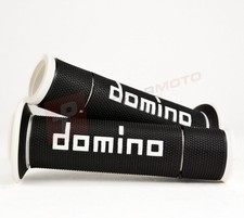 Domino A450 Road & Race Grips Full Diamond Black & White to fit Vyrus Bikes