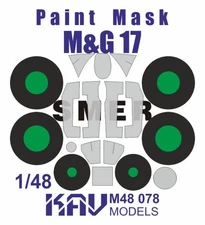 Paint mask for MIG 17 (Smer/The modeler)