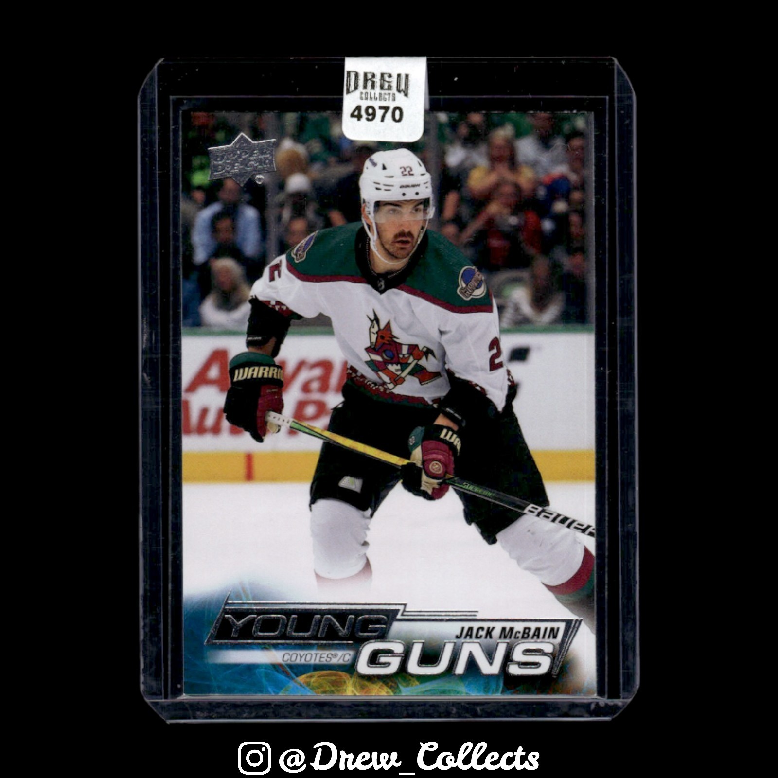 2022-23 Upper Deck #230 Jack McBain Arizona Coyotes Young Guns