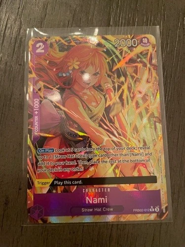 Nami Alt Art PRB02-012 Premium Booster -The Best- Vol. 2 Foil ENGLISH NM+ PRB