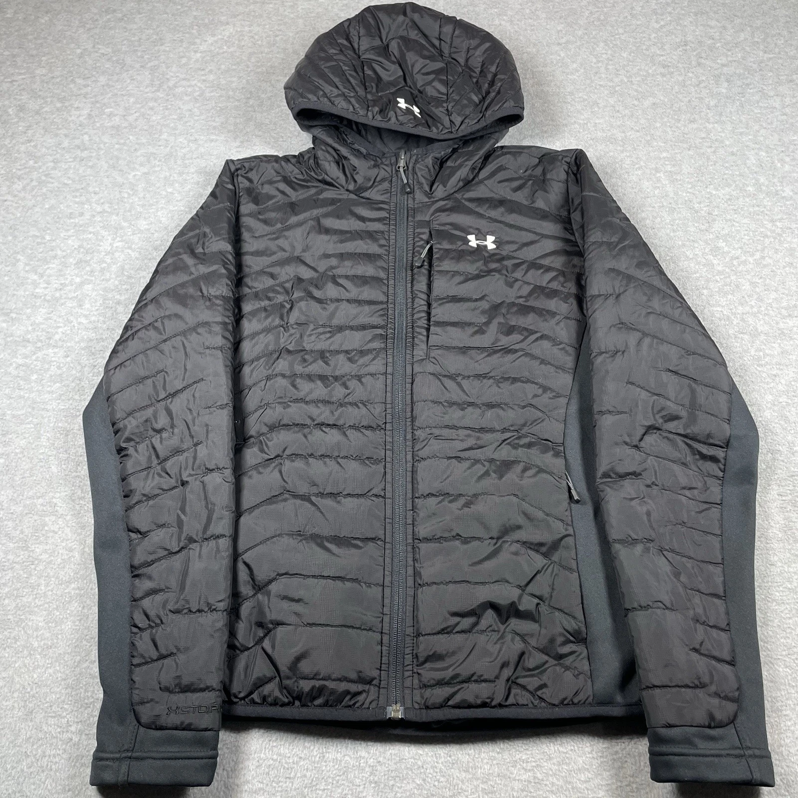 Under Armour UA storm cold gear reactor hybrid jacket men's small black solid
