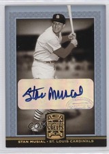 2005 Donruss Greats Gold Holofoil Signatures Stan Musial #76 Auto HOF 0t2