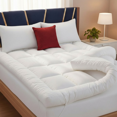 Extra tiefe Matratzenauflage 4 Zoll/10 cm Hotelqualität Einzel 4 Fuß Doppel King/Groß Super