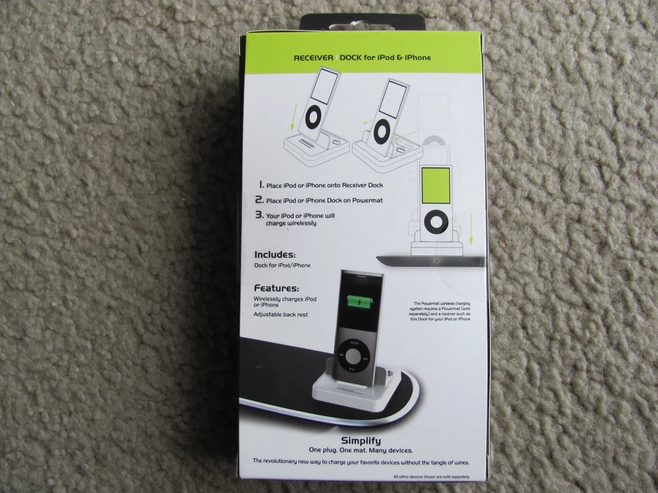 Nueva base de carga inalámbrica Powermat para iPhone y iPod PMR-AID1 Foto 2 de 4