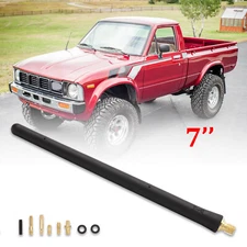 7" Short Antenna Mast Rod Roof AM/FM Radio Signal Refit For TOYOTA Pickup Truck