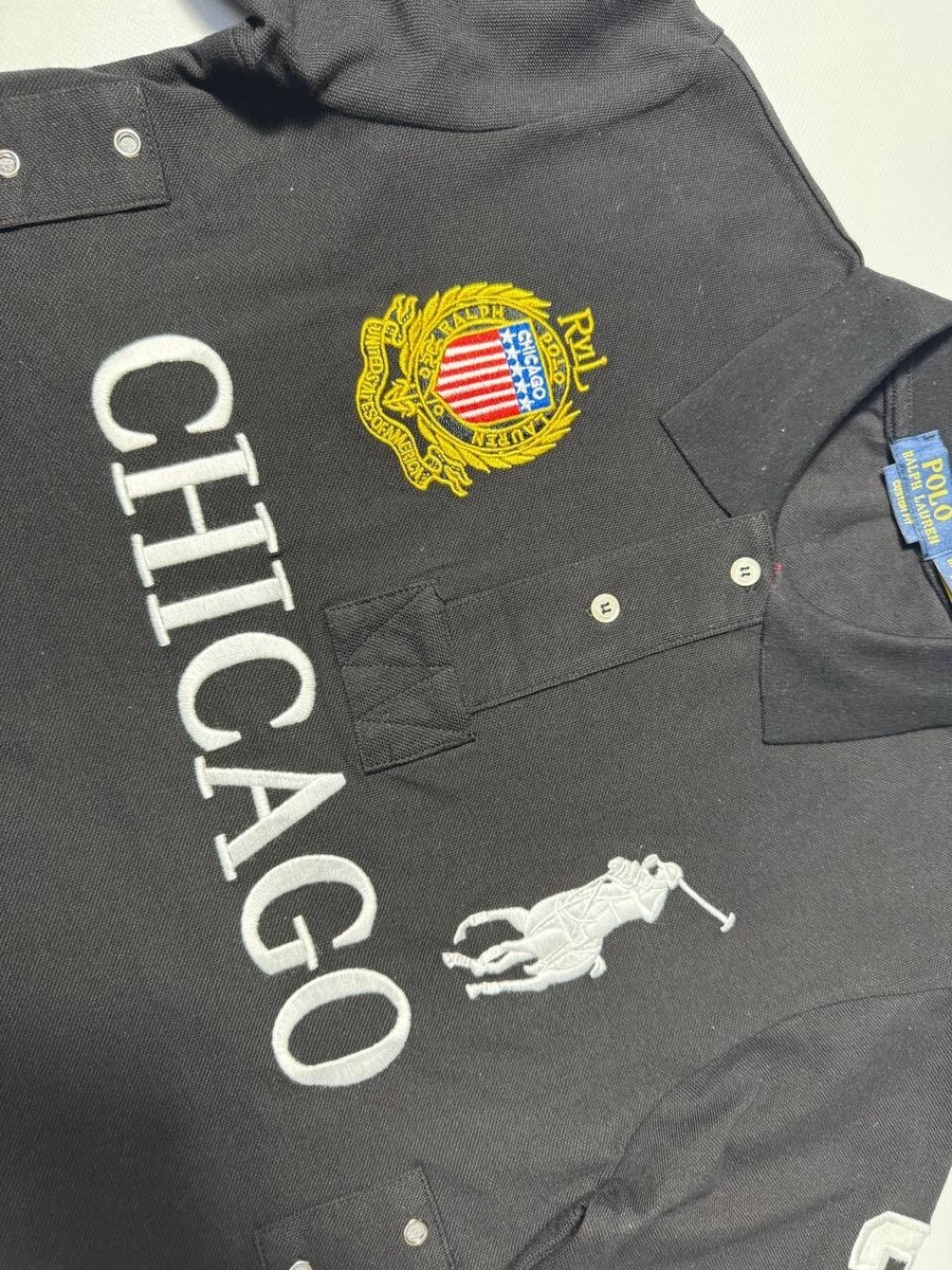 ポロラルフローレン　chiefkeef ポロシャツ Polo Ralph Lauren Chicago USA #3 Chief Keef Polo Shirt | eBay