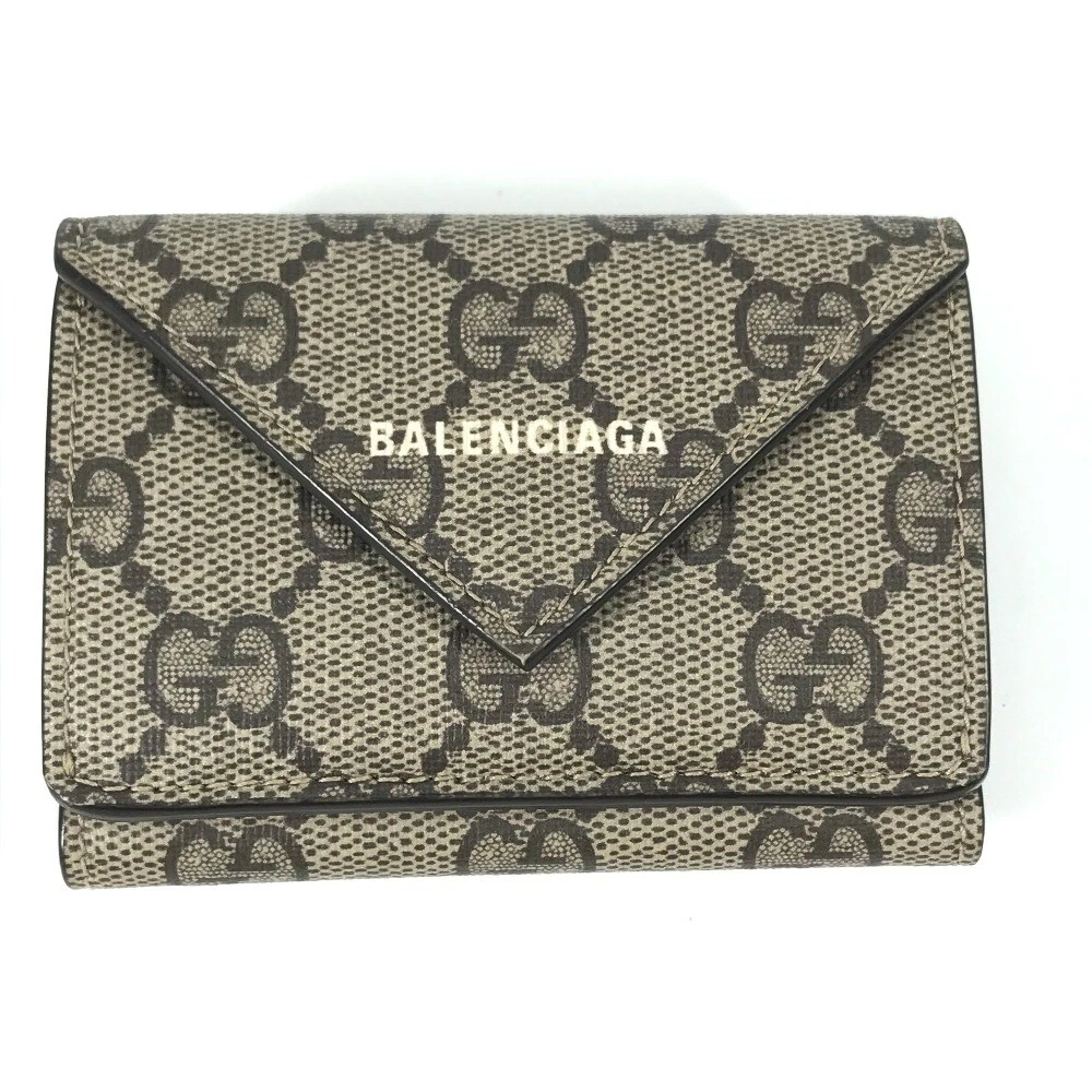 GUCCI 681704 Collaboration Paper mini wallet The Hacker Project Trifold wallet