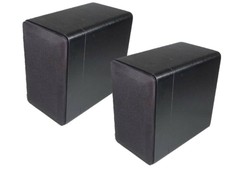 monoprice retro bookshelf speakers