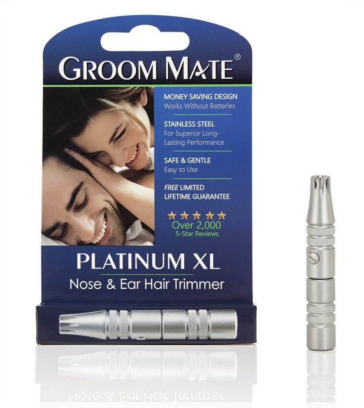 ongebruikt Gelovige Ruwe slaap Groom Mate Platinum XL Nose and Ear Hair Trimmer 744582254207 | eBay