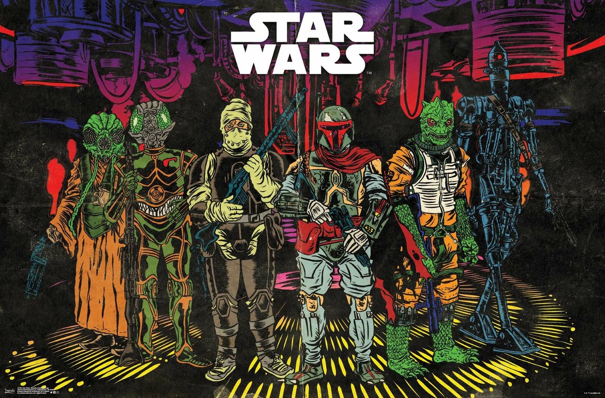 Star Wars: Saga - Bounty Hunters Group Poster | eBay