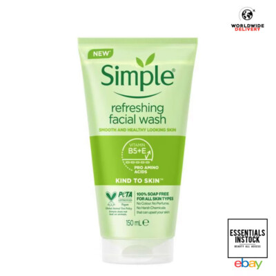Simple Kind To Skin Refreshing Facial Wash 150ml