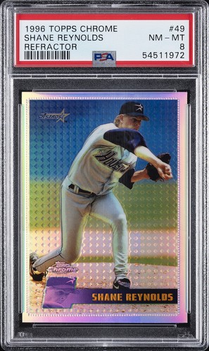 Shane Reynolds [Refractor] #49 1996 Topps Chrome card