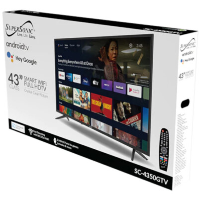 Supersonic 43 Inch Google Smart LED TV SC-4350GTV NEW SEALED | eBay