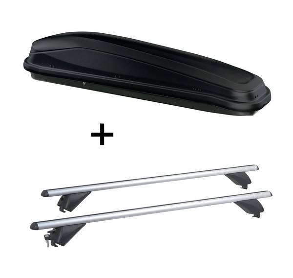 Dachbox Jueasy300L+Alu DachträGer RB003 FüR Chevrolet Trax 5TüRer Ab 13-image