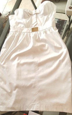 Abito Celyn B Elisabetta Franchi 44 bianco lucido | eBay