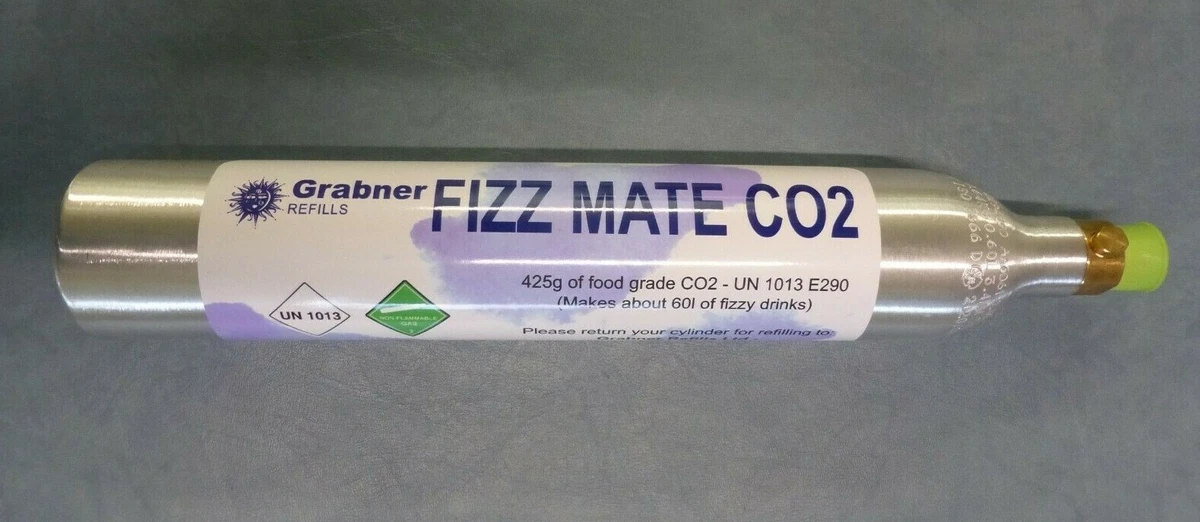 CO2 GAS cylinder - 425g suitable for SODASTREAM Drinkmate LEVIVO and others  | eBay