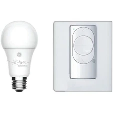 C by GE Wire-free Switch Starter Pack with Soft White LED A19 Smart Bulb