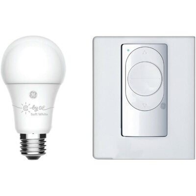 C by GE Wire-free Switch Starter Pack with Soft White LED A19 Smart Bulb