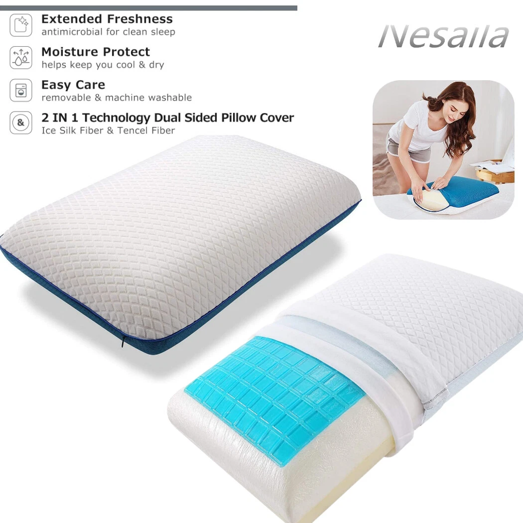 A 2-in-1 pillow that lets you sleep on your bed or at your desk