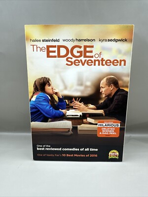 The Edge of Seventeen DVD 2016 Brand New Sealed W/ Slipcover Woody Harrelson
