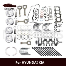 2.4L G4KJ  Engine Rebuild Overhaul Kit- Crankshaft & Con Rods For HYUNDAI KIA